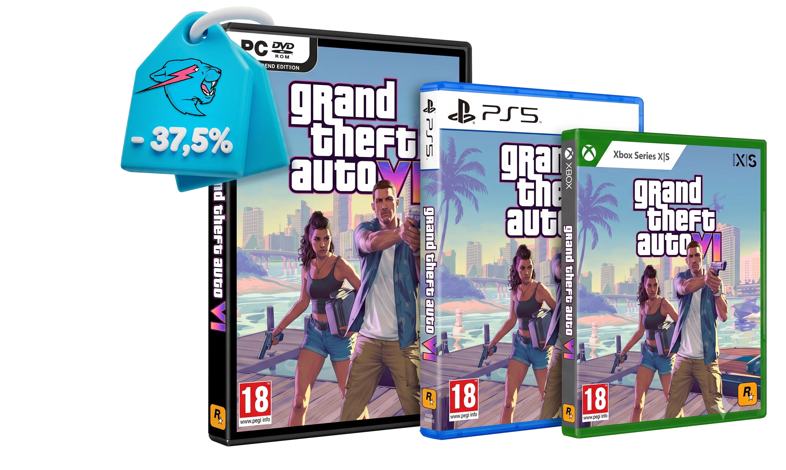 GTA VI Standard Editions PC, PS5, Xbox